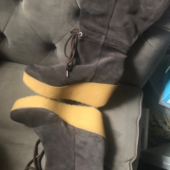 Rockport Women's Wedge heel Cedra Scrunched Boot size 11 new - Picture 7 of 9